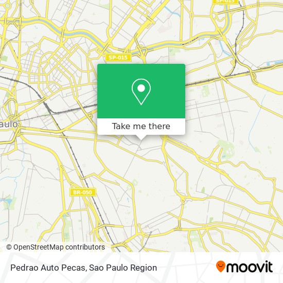 Pedrao Auto Pecas map