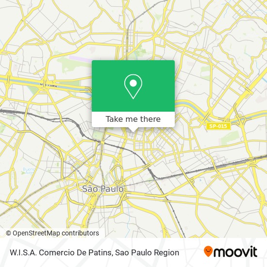 W.I.S.A. Comercio De Patins map