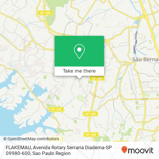 Mapa FLAKEMAU, Avenida Rotary Serraria Diadema-SP 09980-600