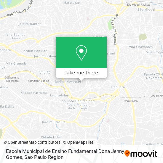 Escola Municipal de Ensino Fundamental Dona Jenny Gomes map