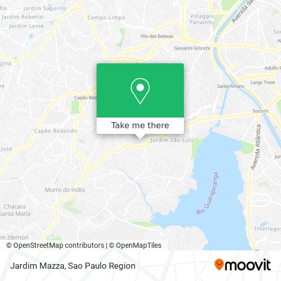 Jardim Mazza map