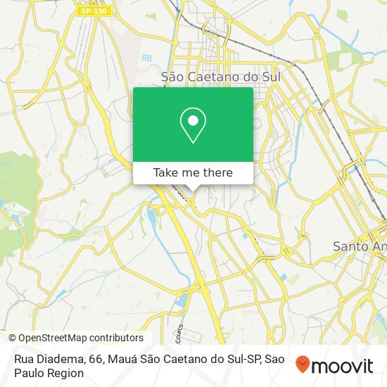 Rua Diadema, 66, Mauá São Caetano do Sul-SP map