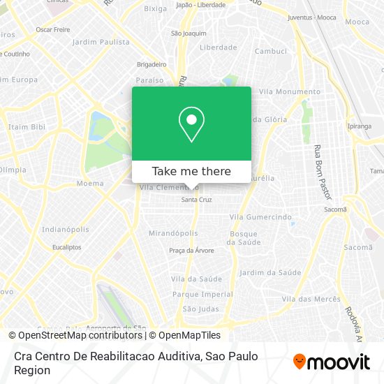 Cra Centro De Reabilitacao Auditiva map