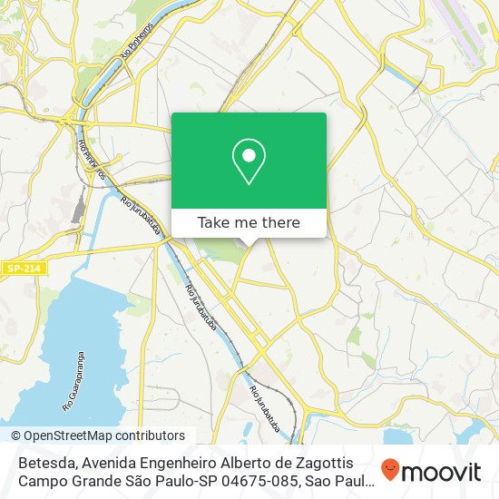 Betesda, Avenida Engenheiro Alberto de Zagottis Campo Grande São Paulo-SP 04675-085 map