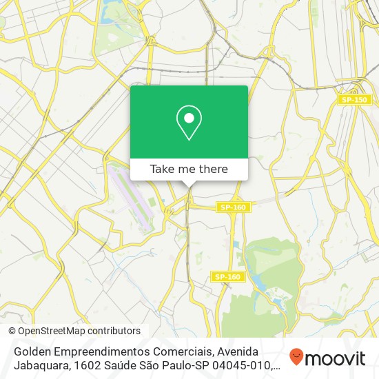Golden Empreendimentos Comerciais, Avenida Jabaquara, 1602 Saúde São Paulo-SP 04045-010 map