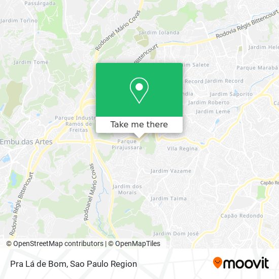 Pra Lá de Bom map