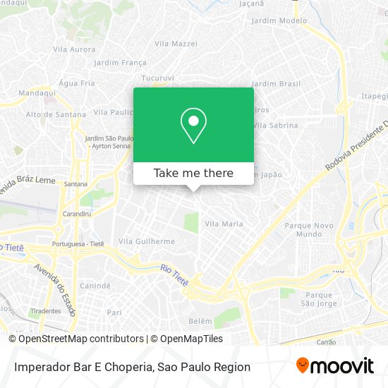 Imperador Bar E Choperia map