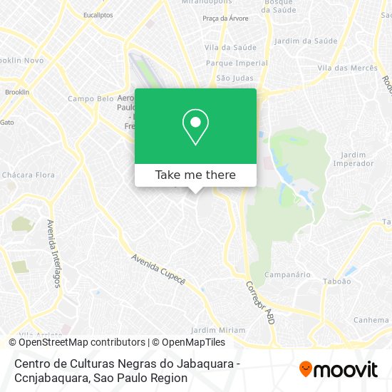 Centro de Culturas Negras do Jabaquara - Ccnjabaquara map