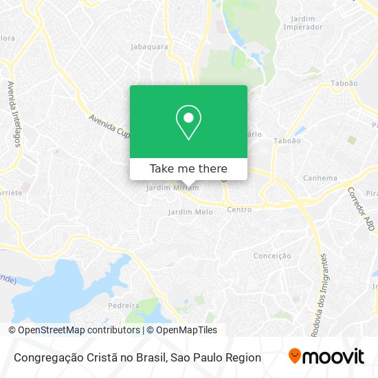 Congregação Cristã no Brasil map