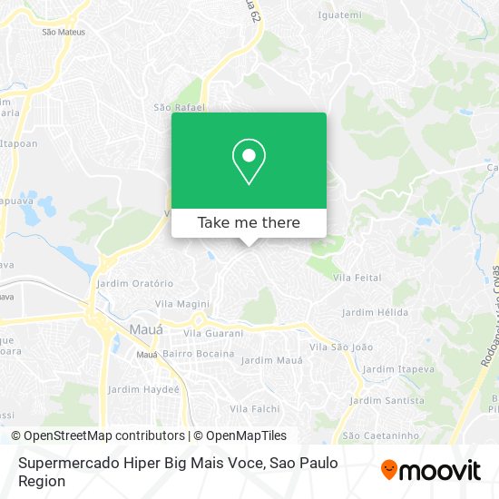 Supermercado Hiper Big Mais Voce map