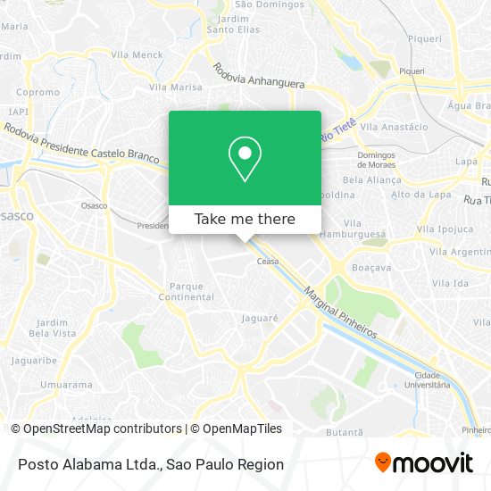 Posto Alabama Ltda. map