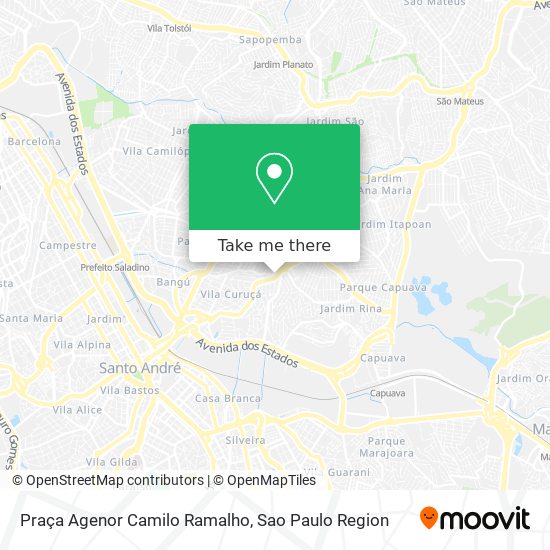 Mapa Praça Agenor Camilo Ramalho