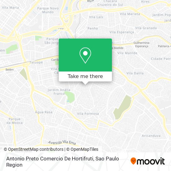 Antonio Preto Comercio De Hortifruti map
