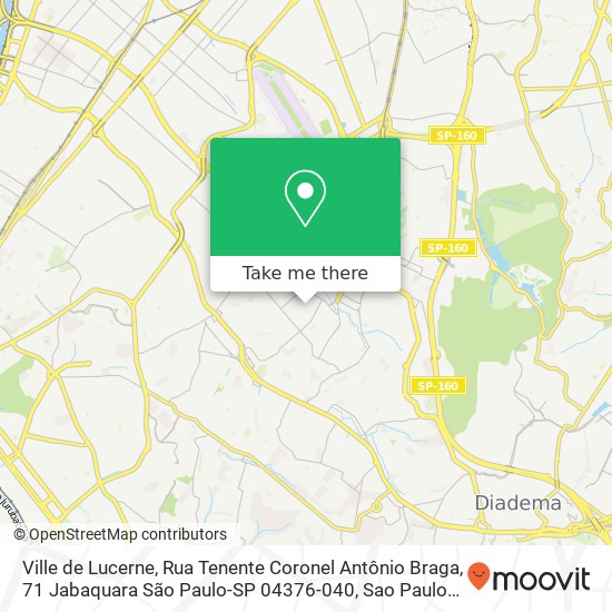 Ville de Lucerne, Rua Tenente Coronel Antônio Braga, 71 Jabaquara São Paulo-SP 04376-040 map