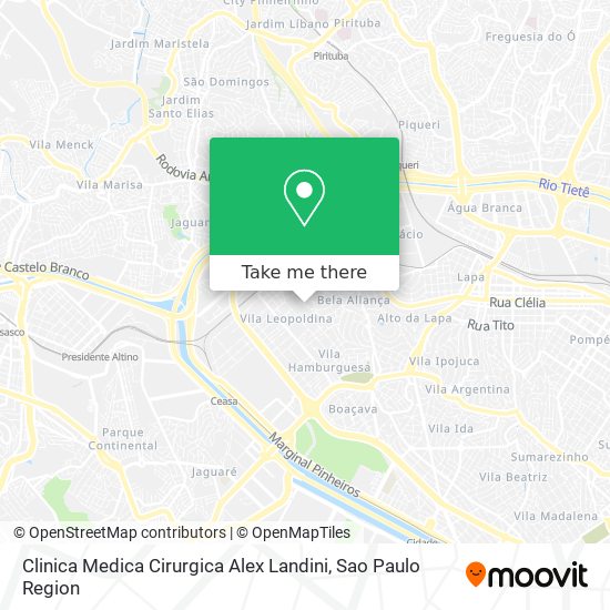 Clinica Medica Cirurgica Alex Landini map