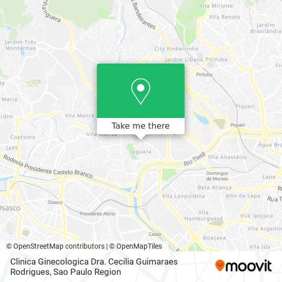 Mapa Clinica Ginecologica Dra. Cecilia Guimaraes Rodrigues