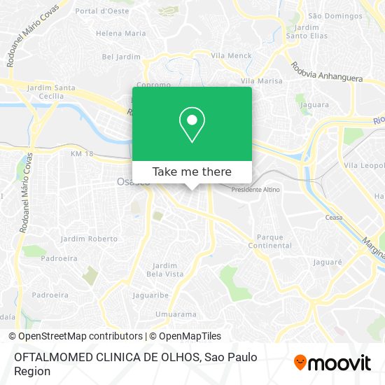 OFTALMOMED CLINICA DE OLHOS map