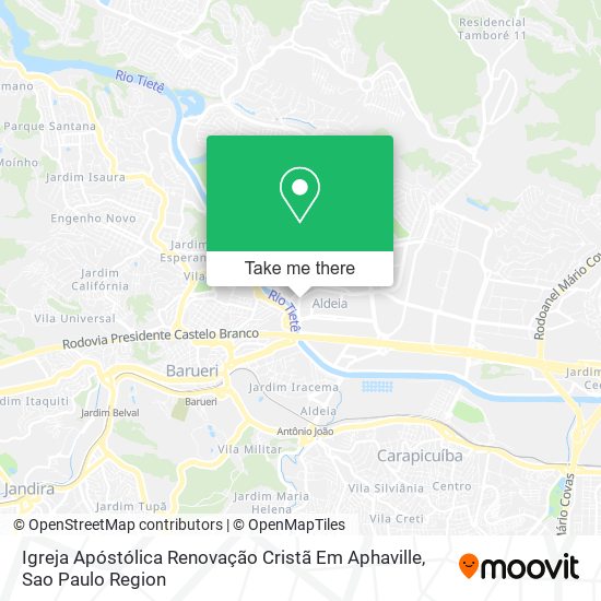 Mapa Igreja Apóstólica Renovação Cristã Em Aphaville