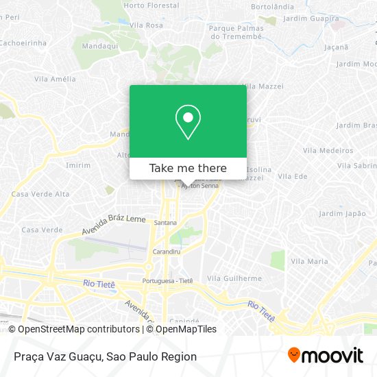 Praça Vaz Guaçu map