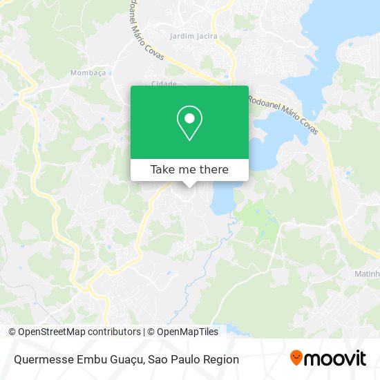 Quermesse Embu Guaçu map