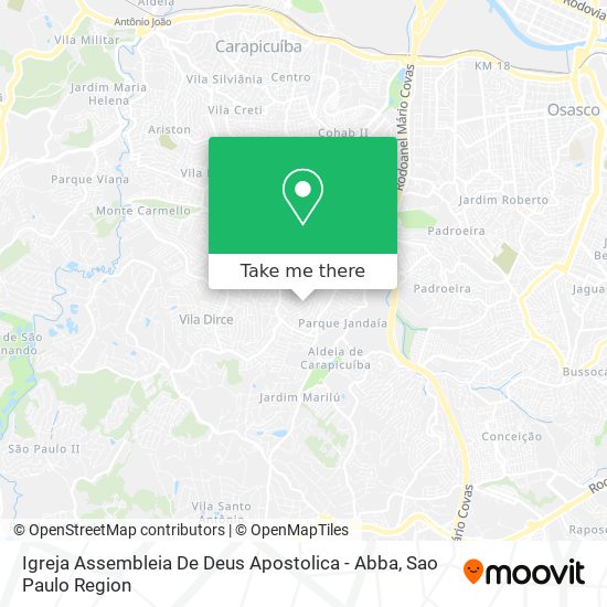 Igreja Assembleia De Deus Apostolica - Abba map