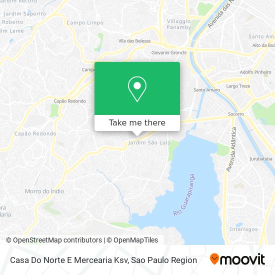 Casa Do Norte E Mercearia Ksv map