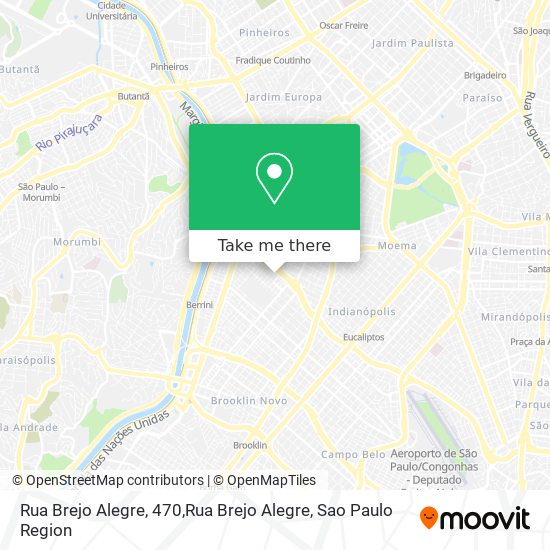Mapa Rua Brejo Alegre, 470,Rua Brejo Alegre