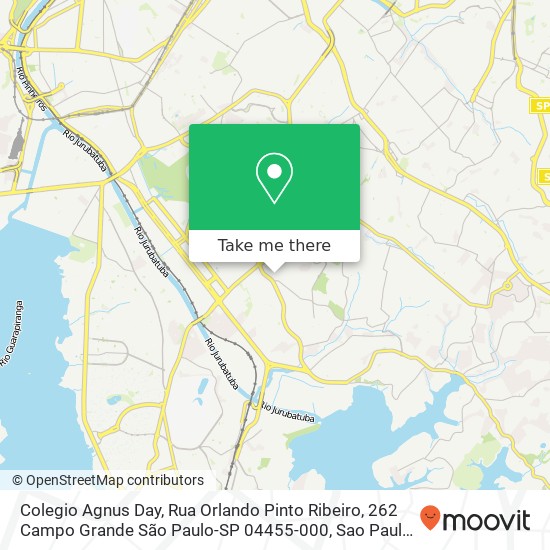 Colegio Agnus Day, Rua Orlando Pinto Ribeiro, 262 Campo Grande São Paulo-SP 04455-000 map