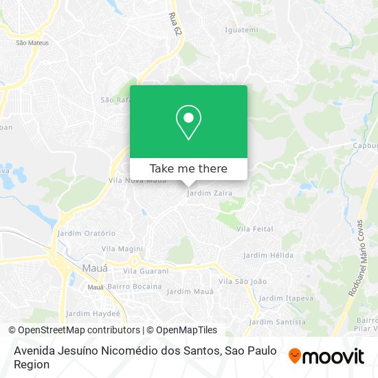 Mapa Avenida Jesuíno Nicomédio dos Santos