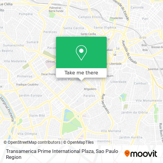 Transamerica Prime International Plaza map