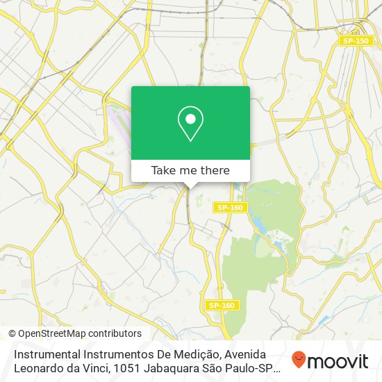 Mapa Instrumental Instrumentos De Medição, Avenida Leonardo da Vinci, 1051 Jabaquara São Paulo-SP 04313-000