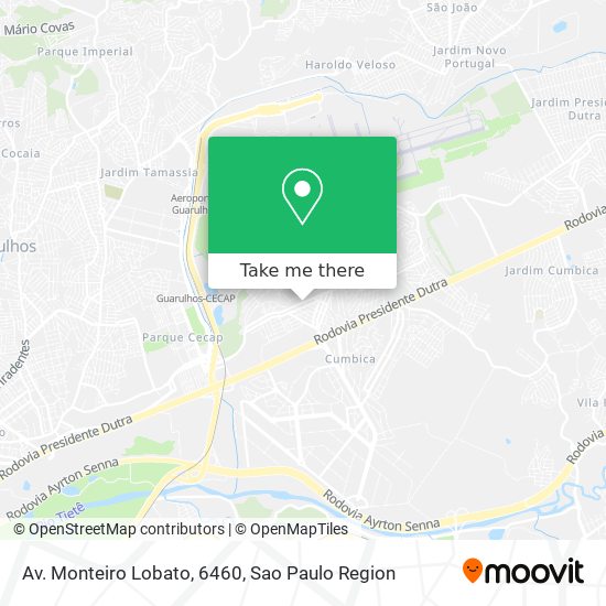 Av. Monteiro Lobato, 6460 map