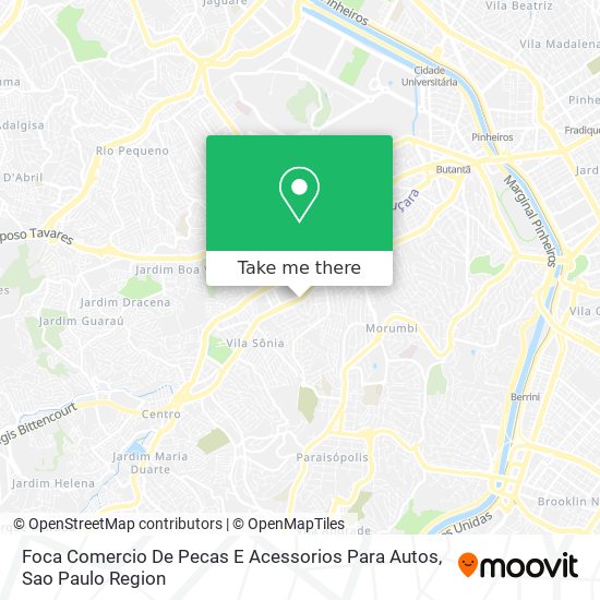 Foca Comercio De Pecas E Acessorios Para Autos map