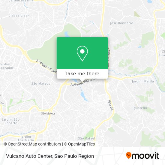 Mapa Vulcano Auto Center