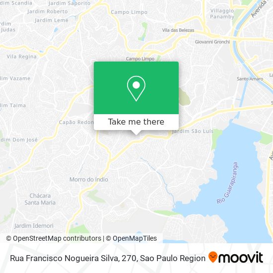 Mapa Rua Francisco Nogueira Silva, 270
