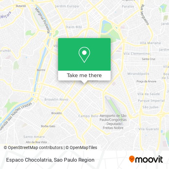 Mapa Espaco Chocolatria