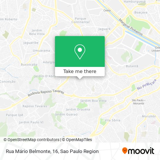 Mapa Rua Mário Belmonte, 16