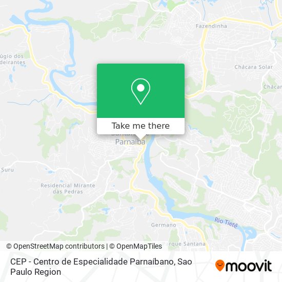 CEP - Centro de Especialidade Parnaíbano map