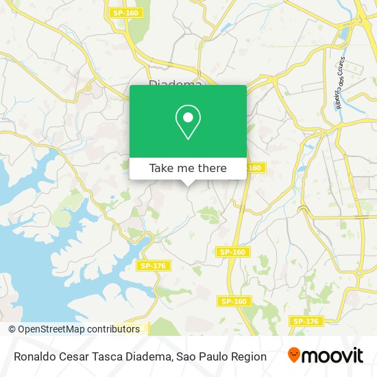 Ronaldo Cesar Tasca Diadema map