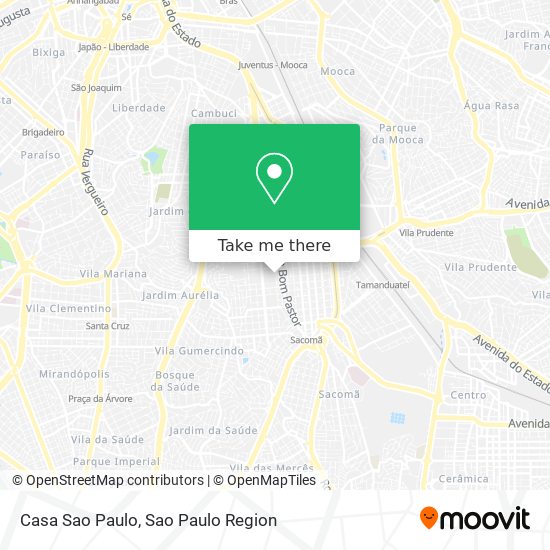 Mapa Casa Sao Paulo
