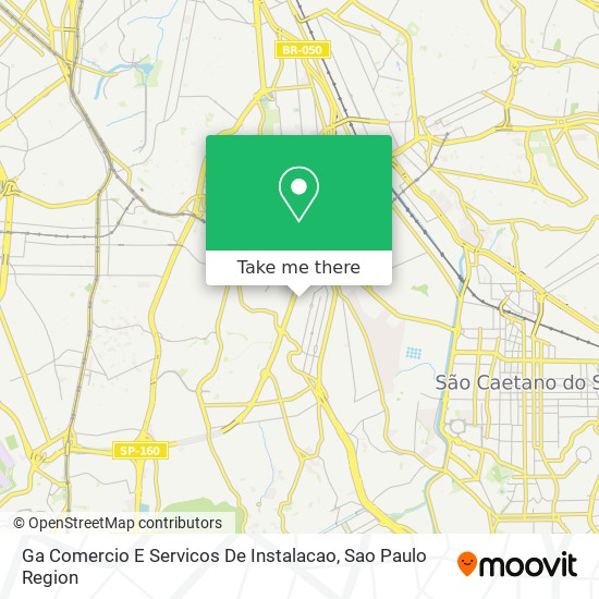 Mapa Ga Comercio E Servicos De Instalacao