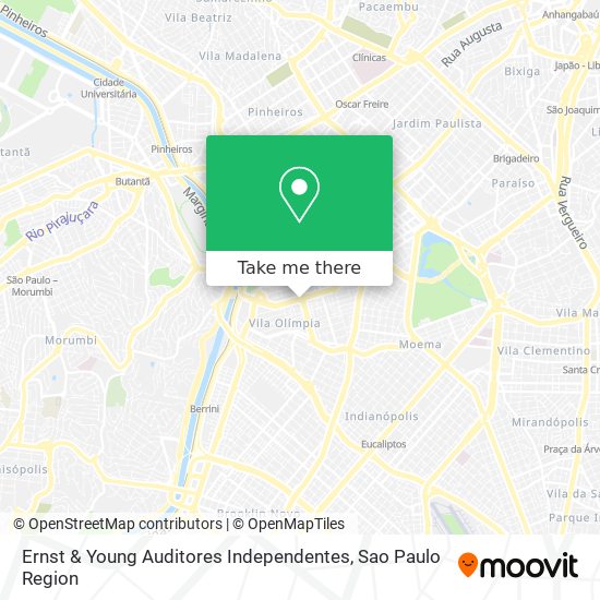 Mapa Ernst & Young Auditores Independentes