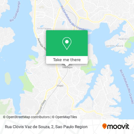 Rua Clóvis Vaz de Souza, 2 map