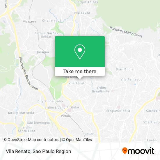 Vila Renato map