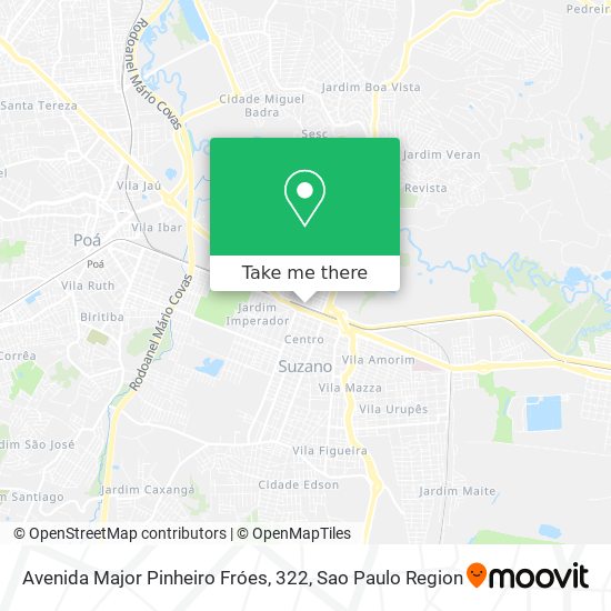 Avenida Major Pinheiro Fróes, 322 map