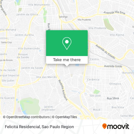 Felicitá Residencial map