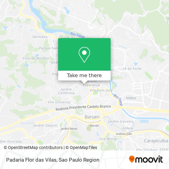 Padaria Flor das Vilas map
