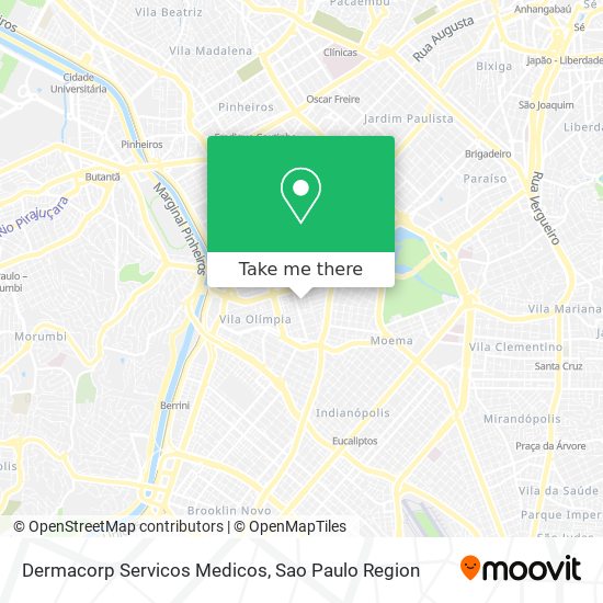 Mapa Dermacorp Servicos Medicos