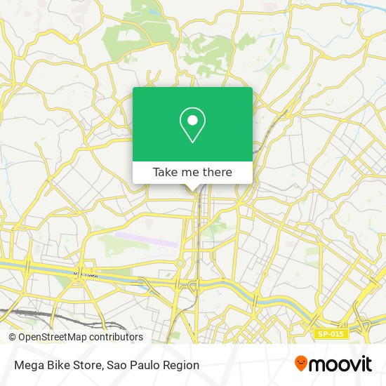 Mega Bike Store map