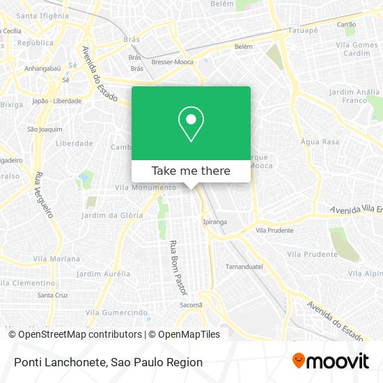 Ponti Lanchonete map